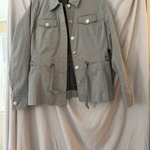 Isaac Mizrahi Charcoal Jacket